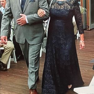 Formal gown Mother of the Bride lace dress